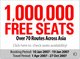 Airasia offers 1,000,000 free seats!
